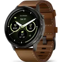 Garmin Venu 4 3,56 cm (1,4") AMOLED 45 mm Numérique 454 x 454 pixels Tactile Noir Wi-Fi GPS (satellite)