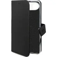Celly Étui portefeuille pour iPhone 17 Air, noir,