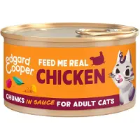 Edgard & Cooper - Poulet en liberté Chunks en sauce- 18 x 85 g