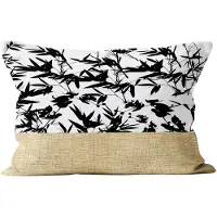 Soleil D Ocre Coussins MAYLINE - Blanc - 32x50 cm