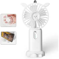 Generique Ventilateur Portable USB 2025 - 3 Vitesses Mini Extérieur - Charge Électrique