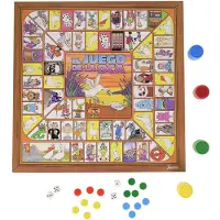 Fournier Plateau De Jeu Parchís Pour 4 Joueurs Avec Cases De Départ Et Zones Sûres 33x33 Cm