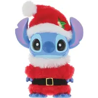 Enesco Figurine Santa Stitch, 11 cm, bleu. Couleur : bleu. Taille unique