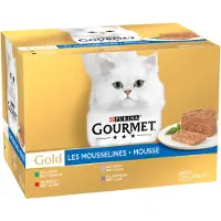 Gourmet Gold Mousse - Lapin, bœuf, veau et agneau - 48 x 85 g