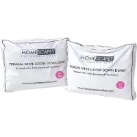 Homescapes Couette 4 saisons chaude haut de gamme 260 x 220 cm – Duvet d'oie