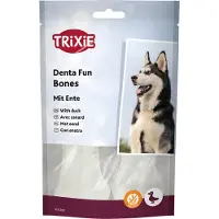 Trixie Os A Mâcher Denta Fun Avec Fourrés Au Canard 12cm - Pour Chien - 2 Pieces - 70g