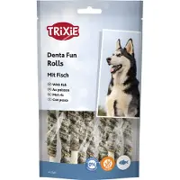 Trixie DENTAfun viande de poisson ficelée 10pcs, 12cm/75g
