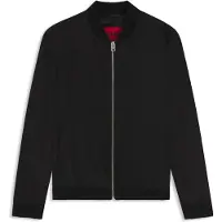 HUGO Veste en twill Slim avec fermeture éclair