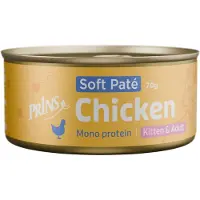 Prins Soft Paté Kitten et Adult poulet pâtée pour chat