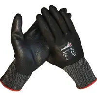 Asatex Gant taille 8 noir EN 388 catégorie EPI II nylon avec polyuréthane (8)
