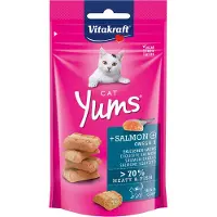 Vitakraft Cat Yums au goût de saumon snack pour chat (40 g)