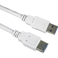 PremiumCord Câble d'extension USB 3.0 Super-speed 5Gbps A-A, MF, 9pin, 3m blanc