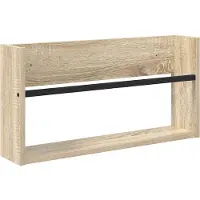 vidaXL Étagère à revues Chêne Sonoma 60 x 12 x 30 cm Matériau dérivé du bois