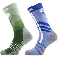 Sinner Ski Wildlife Socks Vert,Bleu EU 27-30 Enfants
