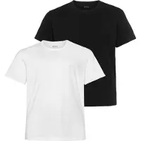 BOSS pour homme. 50475287 Lot de 2 T-shirts Comfor blanc, noir (3XL), Casuel, Coton, Manche courte