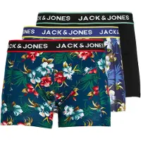 Jack & Jones Boxers bleu foncé / marron / noir / blanc cassé