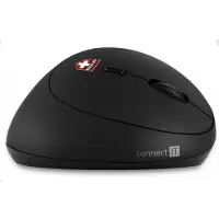 Connect IT FOR HEALTH LADIES souris verticale ergonomique, (+ 1x pile AA e), sans fil
