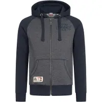 Lonsdale Veste de survêtement 'Slough' bleu marine / bleu chiné