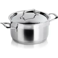 Orion Marmite en acier avec couvercle 18/10 PREMIUM induction 2,3l