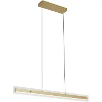 QAZQA Suspension moderne en laiton avec verre transparent avec LED Easylift - Catch