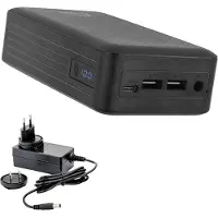 XTPower XT-27000 DC AO PA Powerbank 26800 mAh Li-Ion USB, USB-C, DC femelle 3.5mm Noir (26800 mAh, 99.16 Wh), Chargeur de secours, Noir