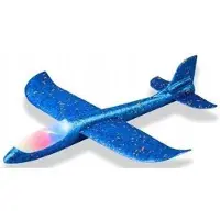 Macyszyn Toys Avion en polystyrène avec lumière
