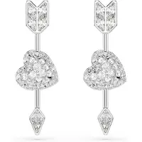 Swarovski Boucles d'oreilles rose / argent / transparent