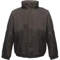Regatta Veste Dover avec isolation Thermo-Guard, imperméable, coupe-vent RG1425 (L) (Noir/Gris cendré)