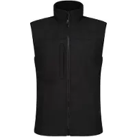 Regatta Mens Flux Gilet Softshell, déperlant, coupe-vent RG1493 (3XL) (Noir)