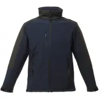 Regatta Hommes Hydroforce Veste Softshell, 3 couches, imperméable, respirante RG1629 (XL) (Bleu marine/bleu)