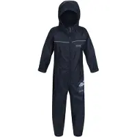 Regatta Great Outdoors Combinaison de pluie pour jeunes enfants Puddle IV RG1344 (110) (Bleu marine)