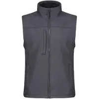 Regatta Mens Flux Gilet Softshell, déperlant, coupe-vent RG1493 (2XL) (Gris moyen)