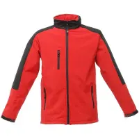 Regatta Hommes Hydroforce Veste Softshell, 3 couches, imperméable, respirante RG1629 (2XL) (Rouge/Noir)