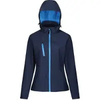 Regatta - Veste Softshell membrane triple épaisseur pour femme RG5518 (46 FR) (Bleu marine/bleu gris)