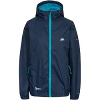 Trespass - Veste "Qikpac" imperméable à plier pour femme TP3379 (XXS) (Bleu marine)