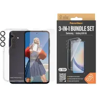 PanzerGlass Bundle Ultra Wide FIt Glass + Case + Lens (Samsung Galaxy A35), Téléphone portable : film de protection, Transparent