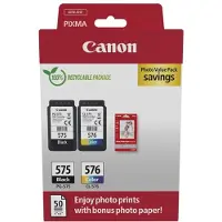 Canon PG-575/CL-576 Cartouche + Papier Photo