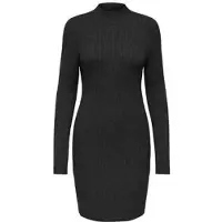 ONLY Robe Maille Ajustée Kattie Col Montant Manches Longues Femme Only