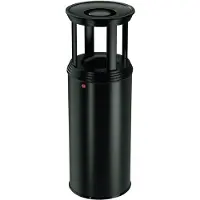 Hailo Poubelle 50 l PofiLine Combi plus XL (Ø x h) 330 mm x 920 mm noir avec cendrier 1 pc(s)