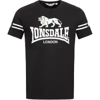 Lonsdale Aldeburgh Short Sleeve T-shirt Noir 3XL Homme
