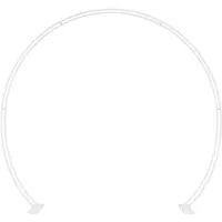 vidaXL Arche De Mariage Blanc 223 X 45 X 201 Cm Acier