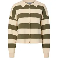 Pieces Cardigan 'PCJassy' beige / olive