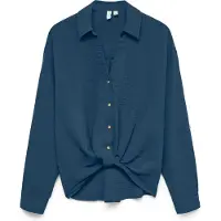 Vero Moda Izzy Long Sleeve Shirt Bleu S Femme