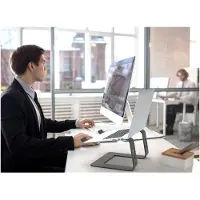 Port Designs Support pour PC Portable ergonomique Gris