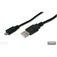PremiumCord Câble de connexion USB 2.0 A-Micro B 0,2m (noir) (0.20 m, USB 2.0)