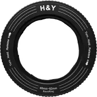 H&Y Revoring Variable Filter Adapter For Filters 46-62 Mm Noir