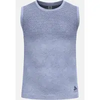 Odlo Performance Light Rain Dye Sleeveless Base Layer Bleu 2XL Homme