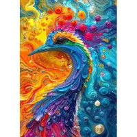 Enjoy Puzzle Puzzle 1000 pièces Enjoy – Plumes de marbre