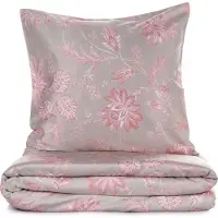 L'essentiel Maison , ensemble housse de couette en satin King (FR), Betula - Powder, 100 % satin de coton, poudre, 240 x 220 cm