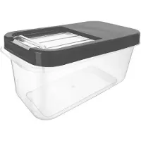 Orion Récipient de stockage pour capsules, poudre et aliments, gris, 7,5 l